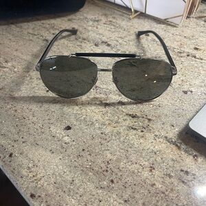 Gucci Black Aviator Sunglasses